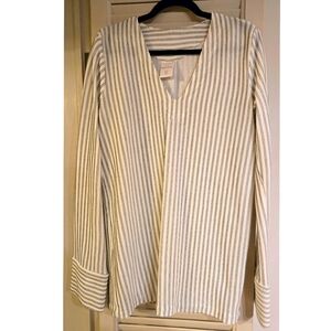 Asos pinstrip textured back snap Long tunic